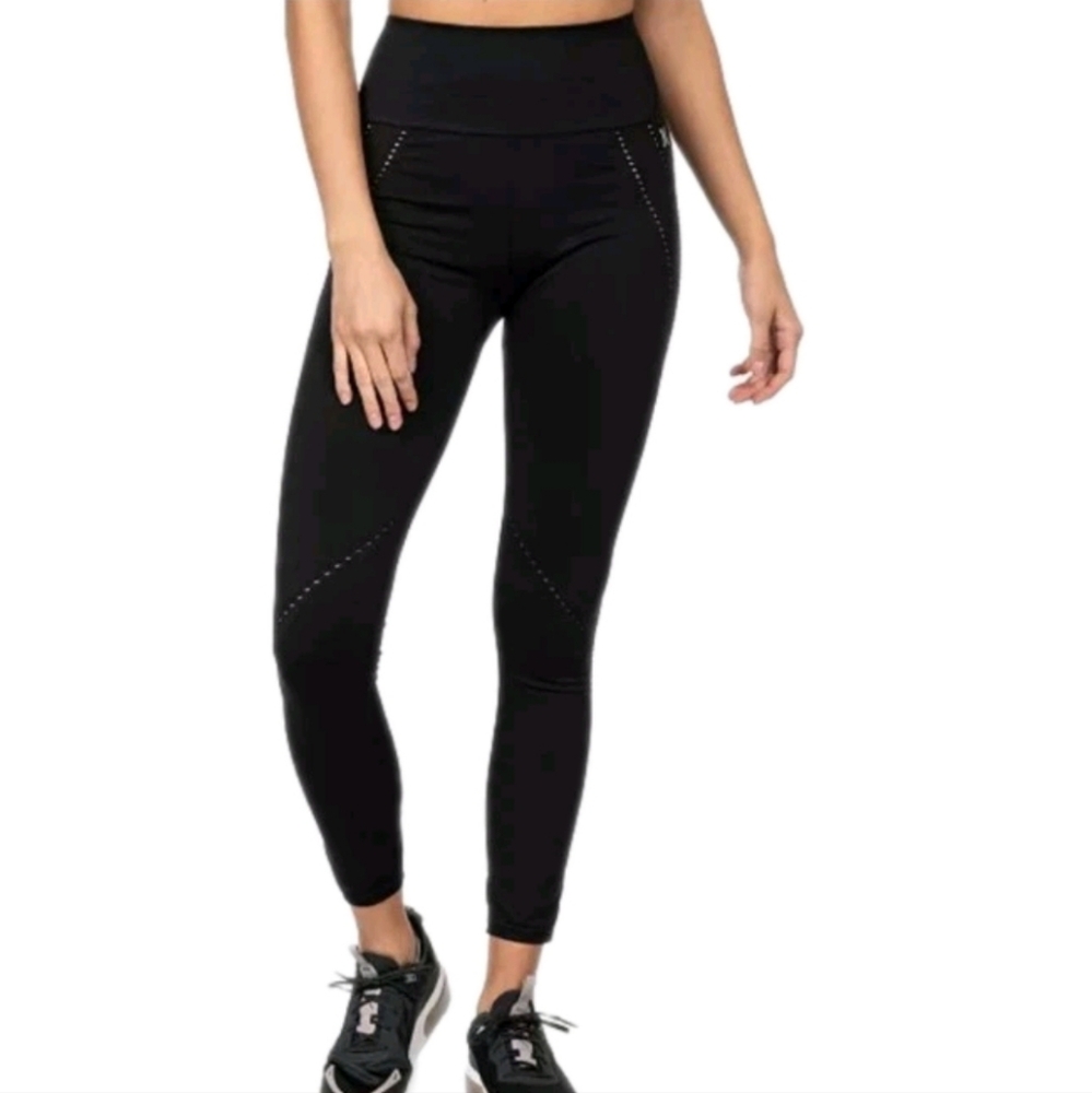 HURLEY Women's Val Pointelle High Waist Leggings In Black